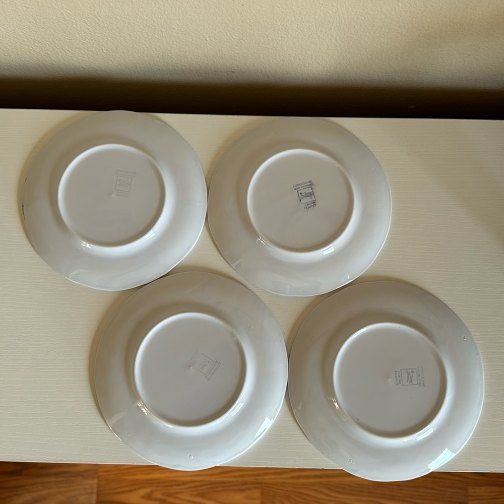 Vintage Longchamp “Perouges”Bread and Butter Plates - Set of 4 - Picture 5 of 5